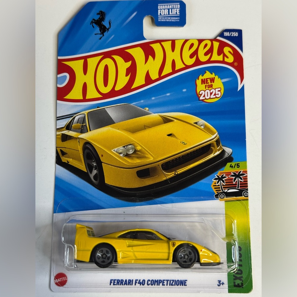 Hot Wheels New for 2025 FERRARI F40 COMPETIZIONE HW EXOTICS 4/5